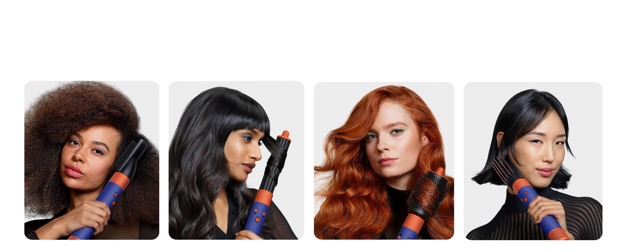 Multi-styler Airwrap i.d™ Dyson - Cheveux bouclés à frisés - Céramique/Topaze