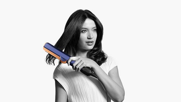 Lisseur séchant Airstrait™ Dyson Bleu de Prusse/Cuivré