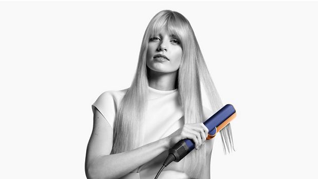 Lisseur séchant Airstrait™ Dyson Bleu de Prusse/Cuivré