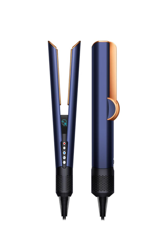 Lisseur séchant Airstrait™ Dyson Bleu de Prusse/Cuivré