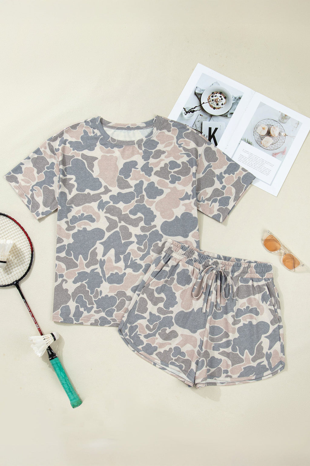 Ensemble Short Camouflage | Tee Oversize