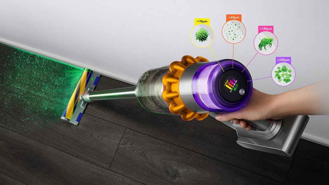 Aspirateur sans fil Dyson V15 Detect™ Absolute (jaune/nickel)