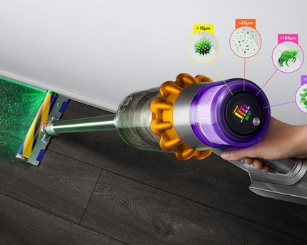 Aspirateur sans fil Dyson V15 Detect™ Fluffy (Bleu/Gris)