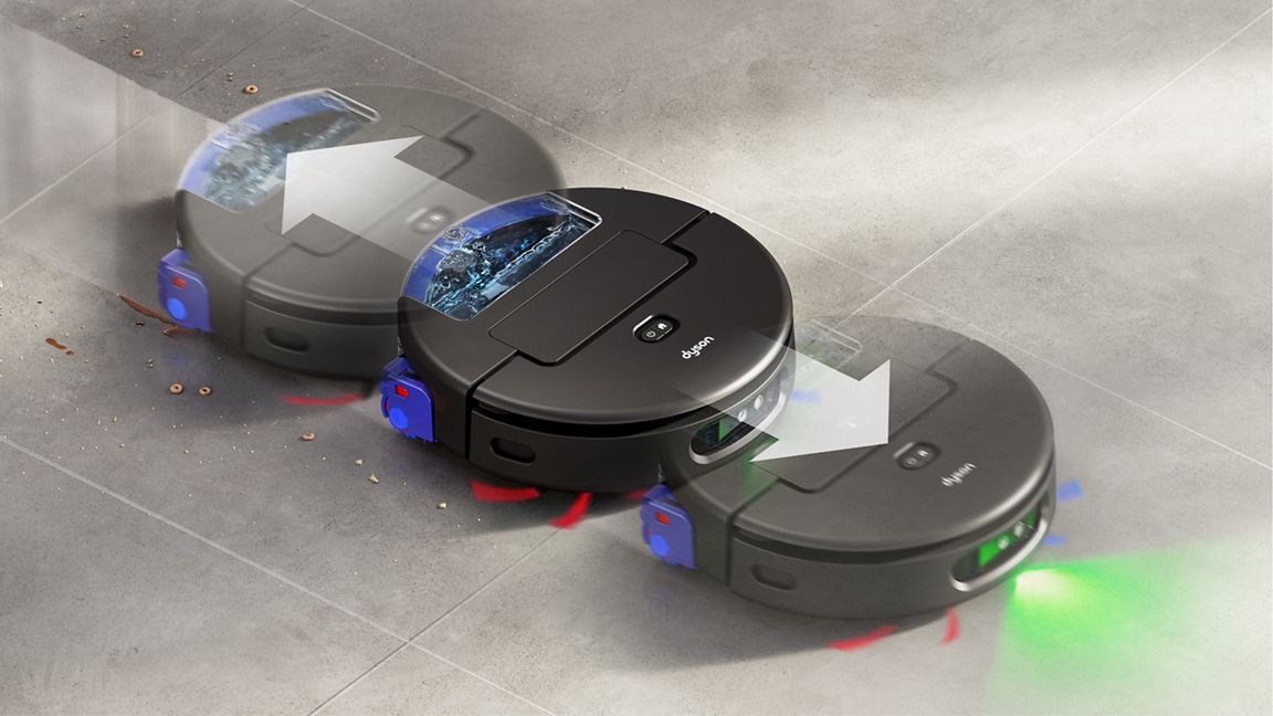 Aspirateur robot laveur Dyson Spot+Scrub™ Ai