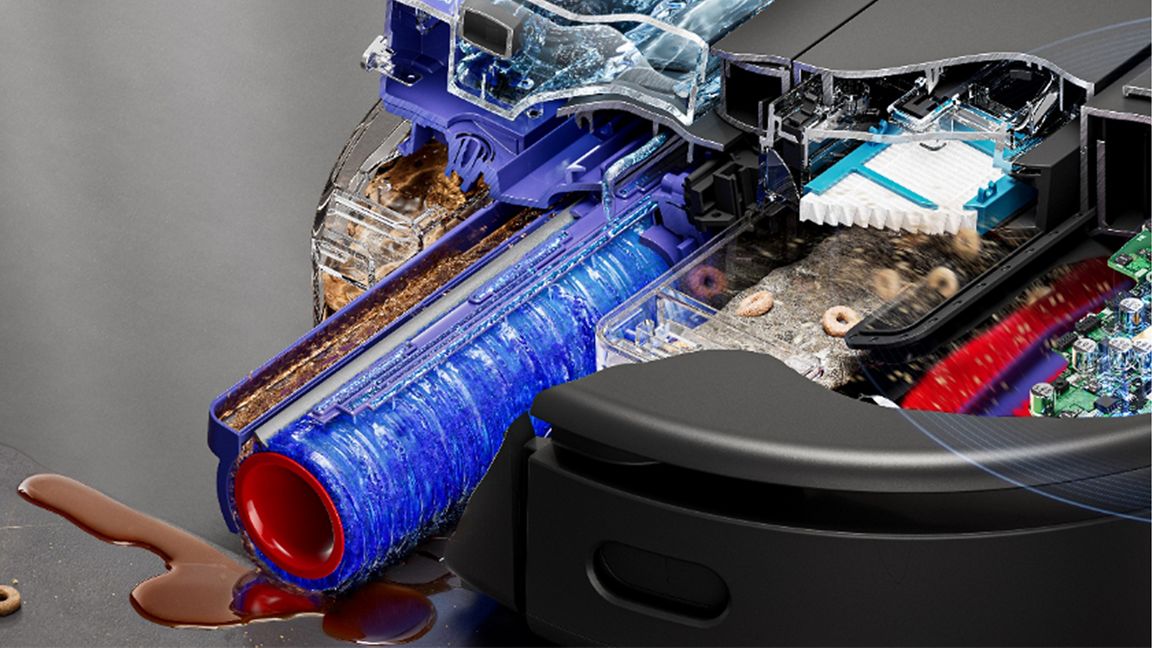 Aspirateur robot laveur Dyson Spot+Scrub™ Ai